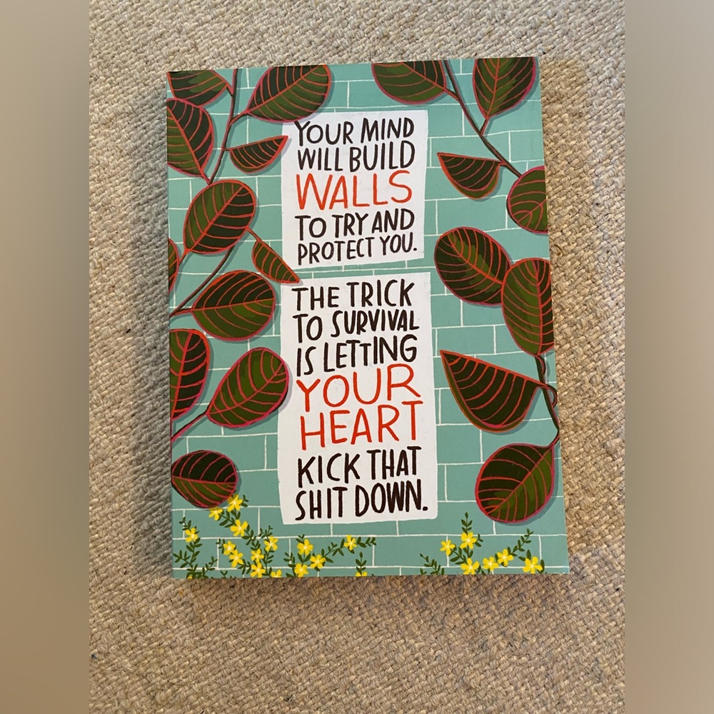 Brand new Emily McDowell journal Journal measures 6.5 x 8.66-inches